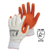 Latex Thick Coated Gloves White/Orange, Large, 7 Gauge 12 Pair Pack